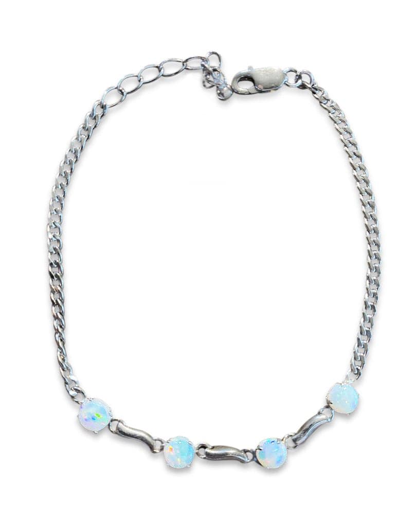 Opal bracelet sterling silver discount