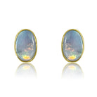 9kt Yellow Gold Opal studs - Masterpiece Jewellery Opal & Gems Sydney Australia | Online Shop