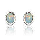 Sterling Silver Opal studs - Masterpiece Jewellery Opal & Gems Sydney Australia | Online Shop