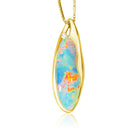 18kt Yellow Gold Opal pendant - Masterpiece Jewellery Opal & Gems Sydney Australia | Online Shop