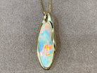18kt Yellow Gold Opal pendant - Masterpiece Jewellery Opal & Gems Sydney Australia | Online Shop
