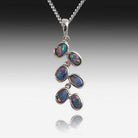 Sterling Silver Opal pendant - Masterpiece Jewellery Opal & Gems Sydney Australia | Online Shop