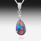 Sterling Silver Opal triplet pendant - Masterpiece Jewellery Opal & Gems Sydney Australia | Online Shop