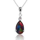 Sterling Silver Opal triplet pendant - Masterpiece Jewellery Opal & Gems Sydney Australia | Online Shop