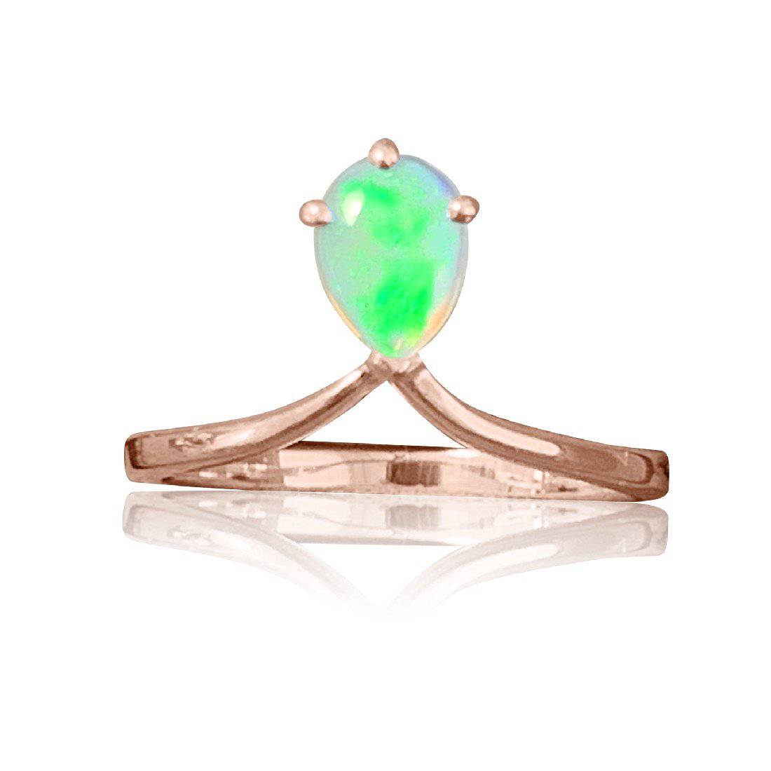 14kt Rose Gold Opal ring - Masterpiece Jewellery Opal & Gems Sydney Australia | Online Shop