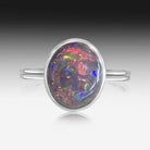 Sterling silver 11x9mm Opal triplet ring - Masterpiece Jewellery Opal & Gems Sydney Australia | Online Shop