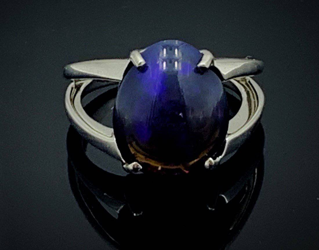 Sterling Silver Black Opal ring - Masterpiece Jewellery Opal & Gems Sydney Australia | Online Shop