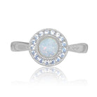 Sterling Silver Opal ring - Masterpiece Jewellery Opal & Gems Sydney Australia | Online Shop