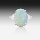 Sterling Silver Opal ring - Masterpiece Jewellery Opal & Gems Sydney Australia | Online Shop