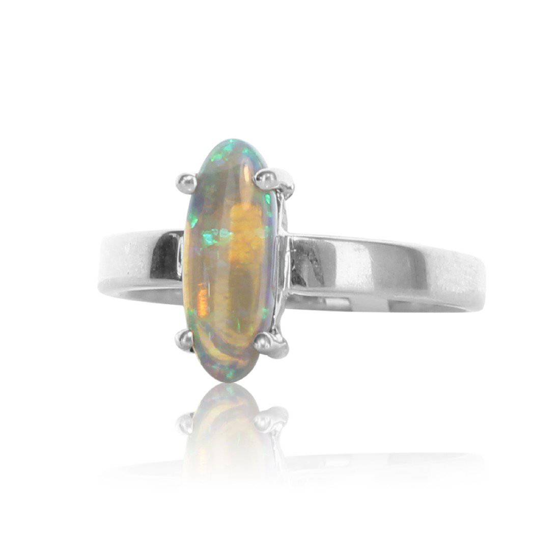 Sterling Silver Opal ring - Masterpiece Jewellery Opal & Gems Sydney Australia | Online Shop